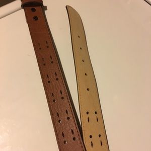 6 for $10. Brown leather belt